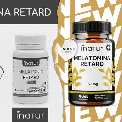 Melatonina Retard 1,9 Mg – Liberación Prolongada - 365 Comprimidos Veganos