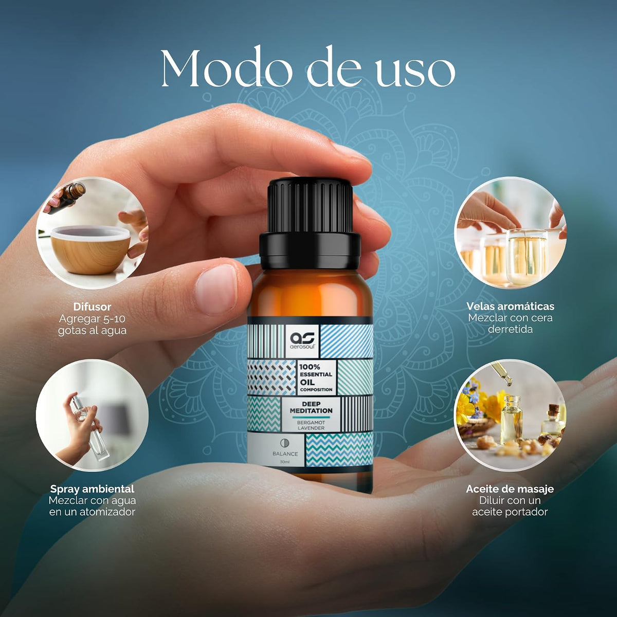 Aerosoul® Aceites Esenciales Para Humidificador, Mezcla Aceites 30Ml