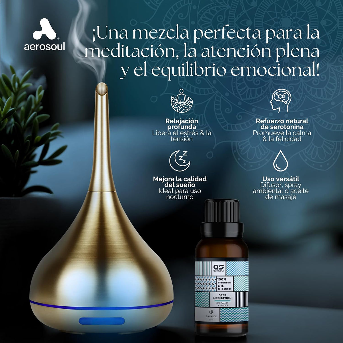 Aerosoul® Aceites Esenciales Para Humidificador, Mezcla Aceites 30Ml