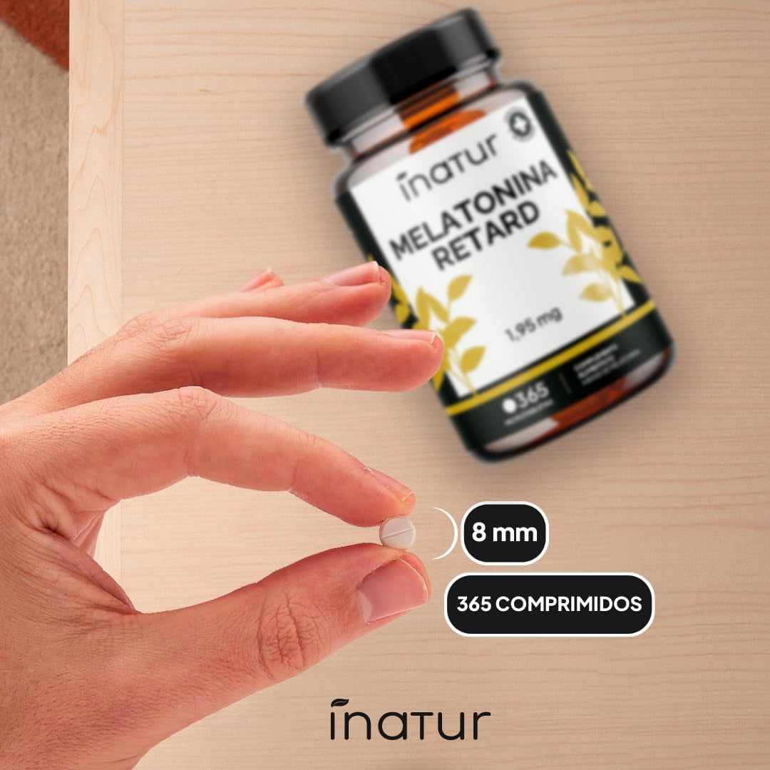 Melatonina Retard 1,9 Mg – Liberación Prolongada - 365 Comprimidos Veganos